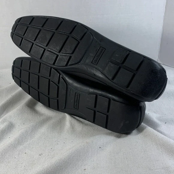 Allen Edmonds Black Leather Bit Loafers